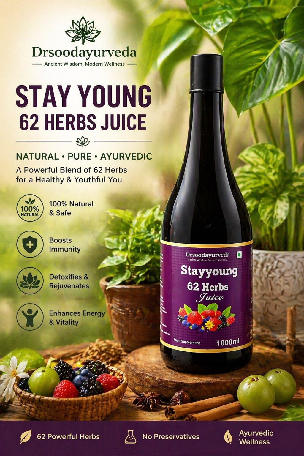 Stayyoung 62 herbs Juice
