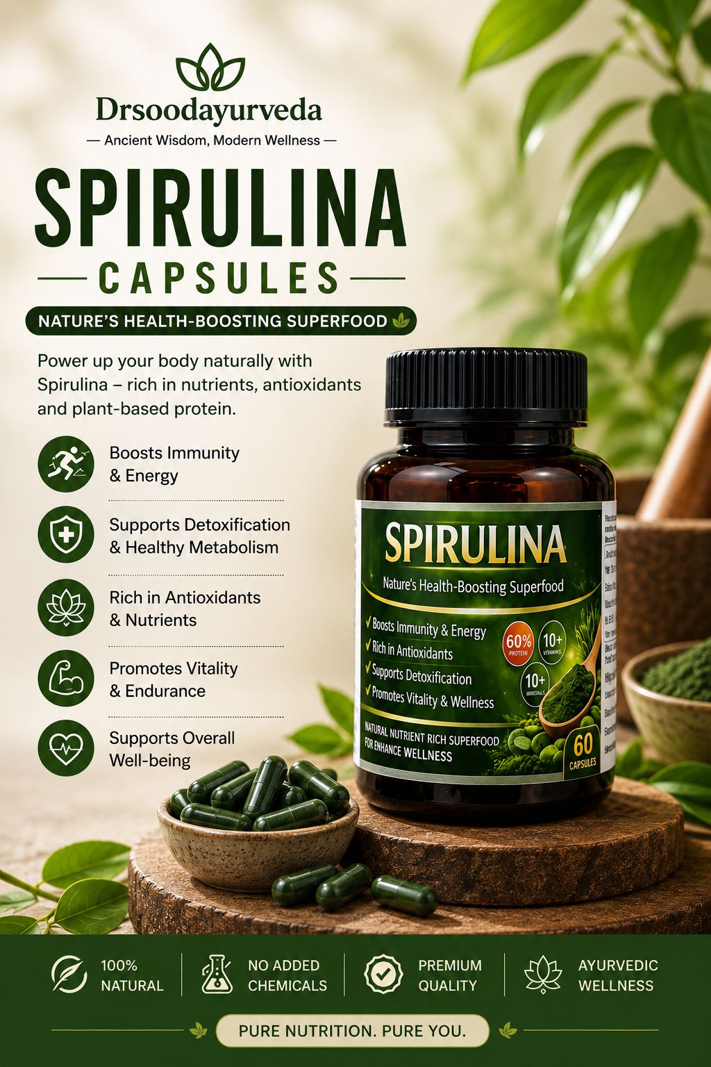 Spirulina Cap